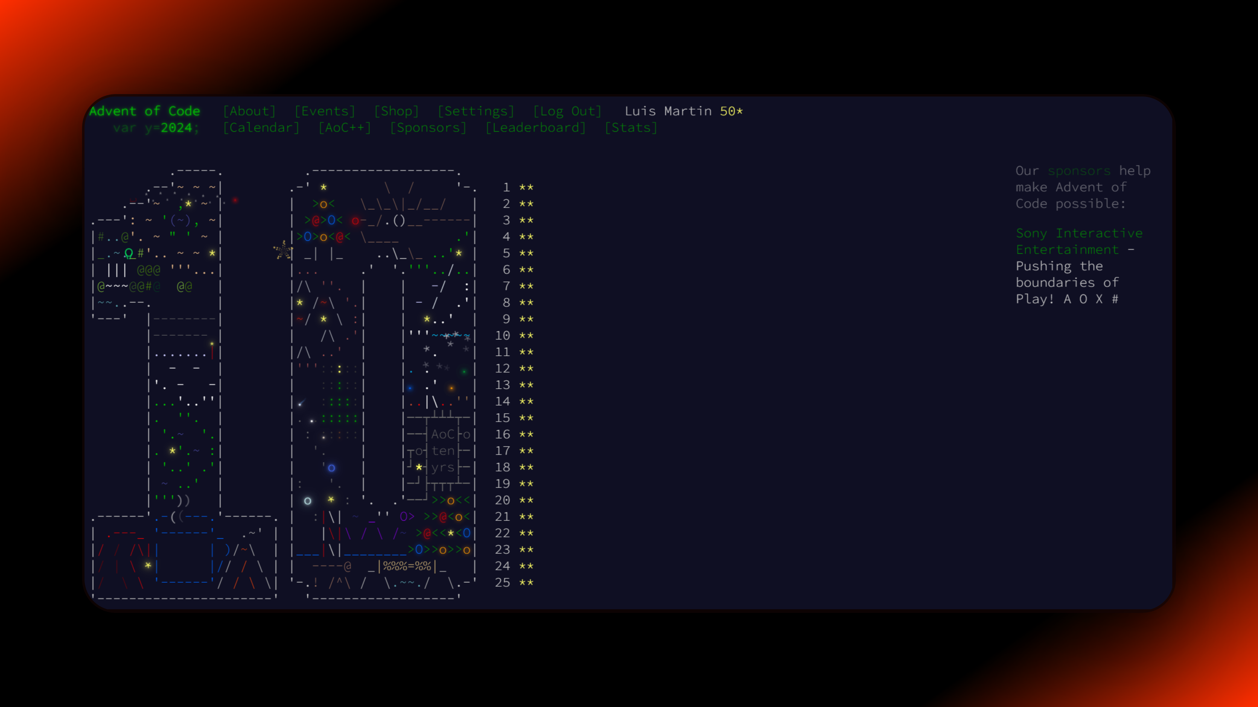 Imagen del proyecto Advent of Code - 2024 (Desafío)
